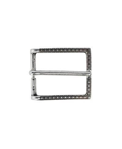 Trafalgar Men's 35mm Lasered Patterned Solid Brass Italian Harness Belt Buckle