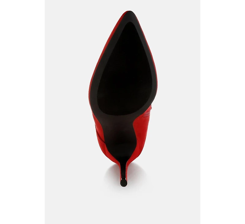 Agmati Lace Up Stiletto Boots