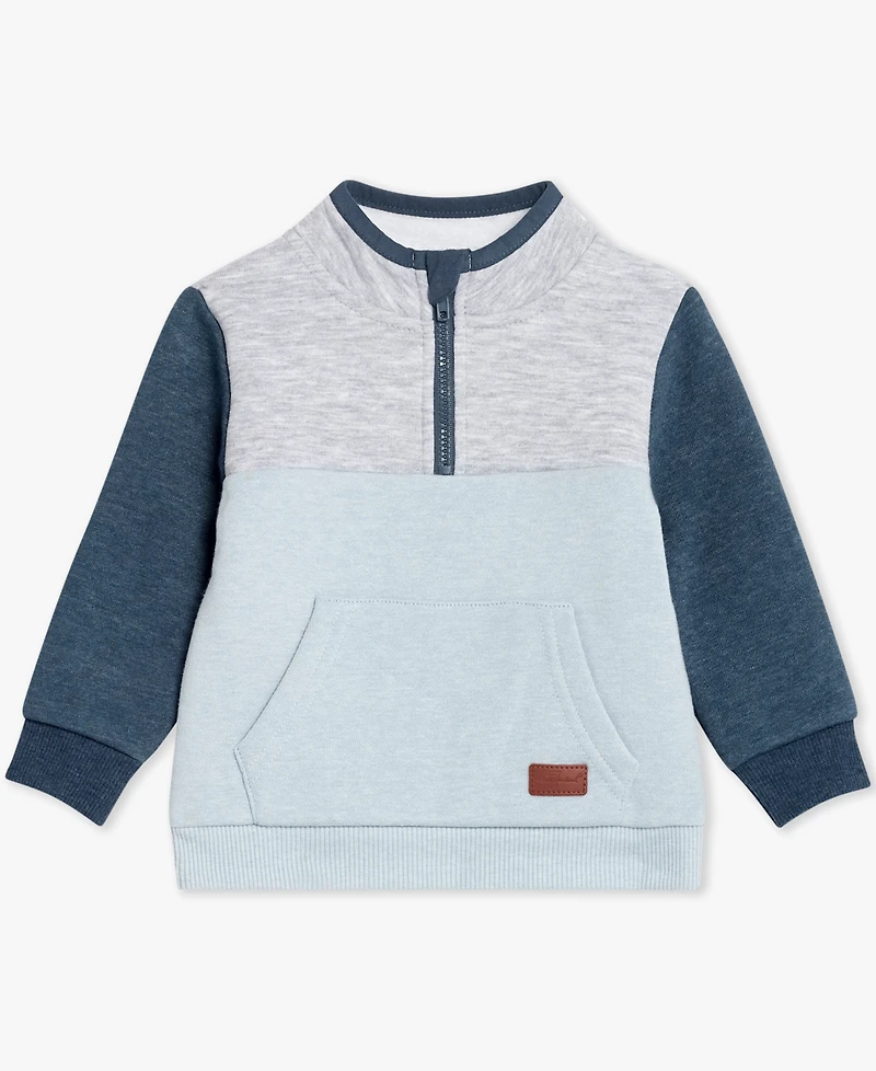 7 For All Mankind Baby Boys Color-Blocked Top and Pants, 2 Piece Set