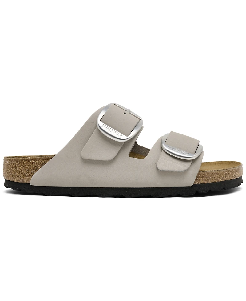 Birkenstock Women's Arizona Big Buckle Nubuck Leather Sandals from Finish Line