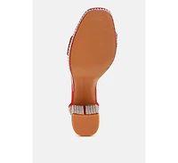 Mejuri Rhinestones And Pearl Embellished Sandals Women