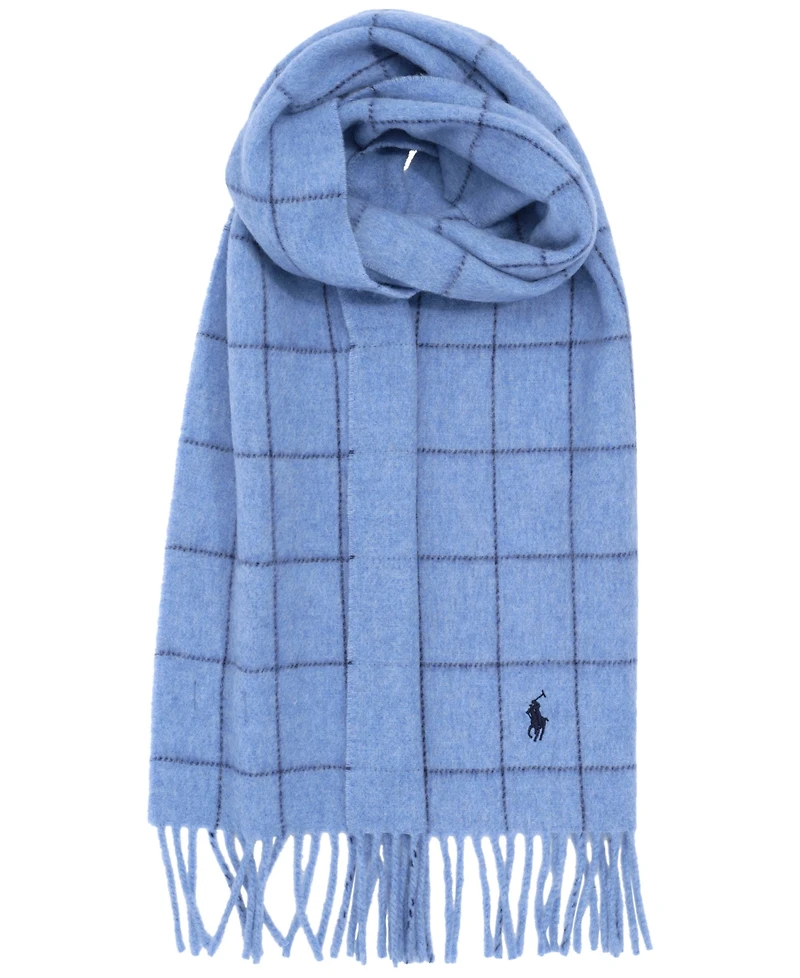 Polo Ralph Lauren Men's Reversible Windowpane Scarf