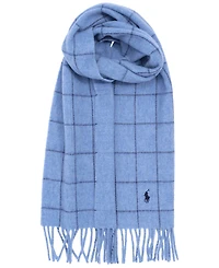 Polo Ralph Lauren Men's Reversible Windowpane Scarf