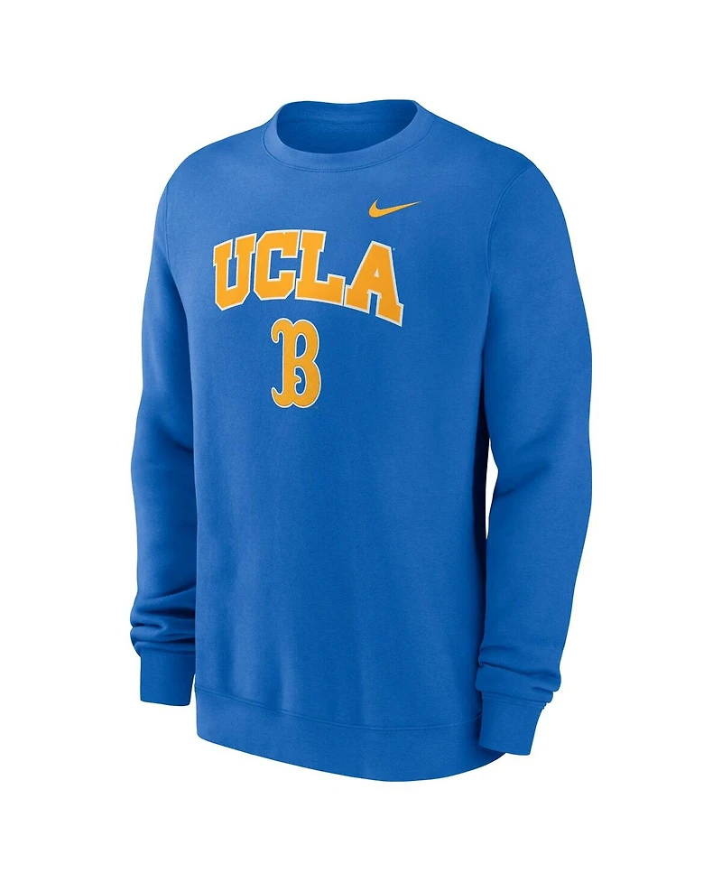Nike Men's Blue Ucla Bruins Arch Pullover Sweatshirt