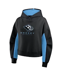 Fanatics Women's Black Utah Mammoth Back Check Boxy Hoodie