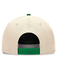 Nike Men's Natural/Green Oregon Ducks Academic Rise Dri-fit Adjustable Hat