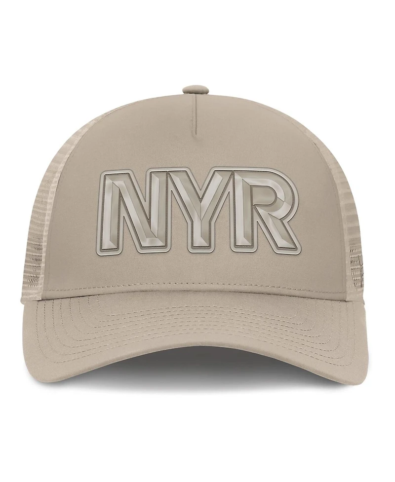 Fanatics Women's Tan New York Rangers Authentic Pro Road Trucker Adjustable Hat