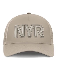 Fanatics Women's Tan New York Rangers Authentic Pro Road Trucker Adjustable Hat