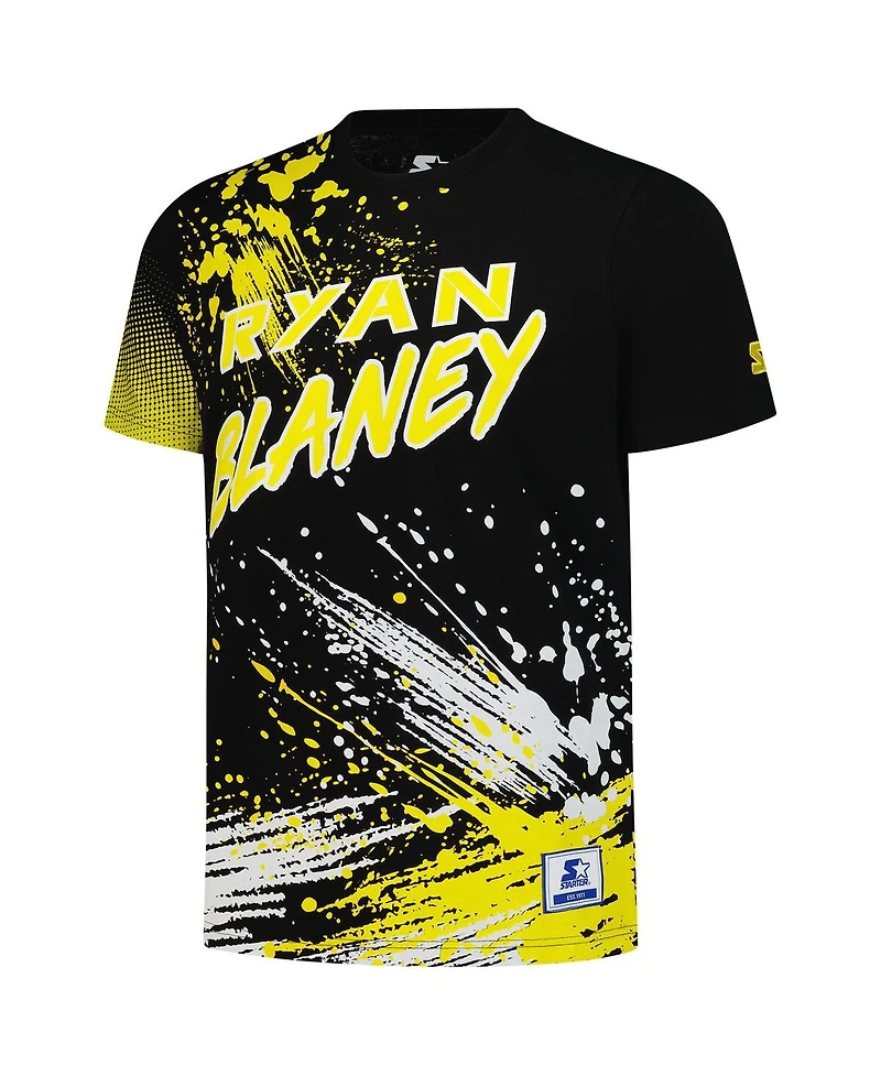 Starter Men's Black Ryan Blaney Touchdown Extreme T-Shirt