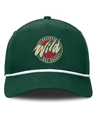 Fanatics Men's Green Minnesota Wild 25th Anniversary Alternate Authentic Pro A-Frame Adjustable Hat