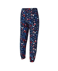 Concepts Sport Men's Navy Houston Texans Chestnut Long Sleeve Top and Pants Set