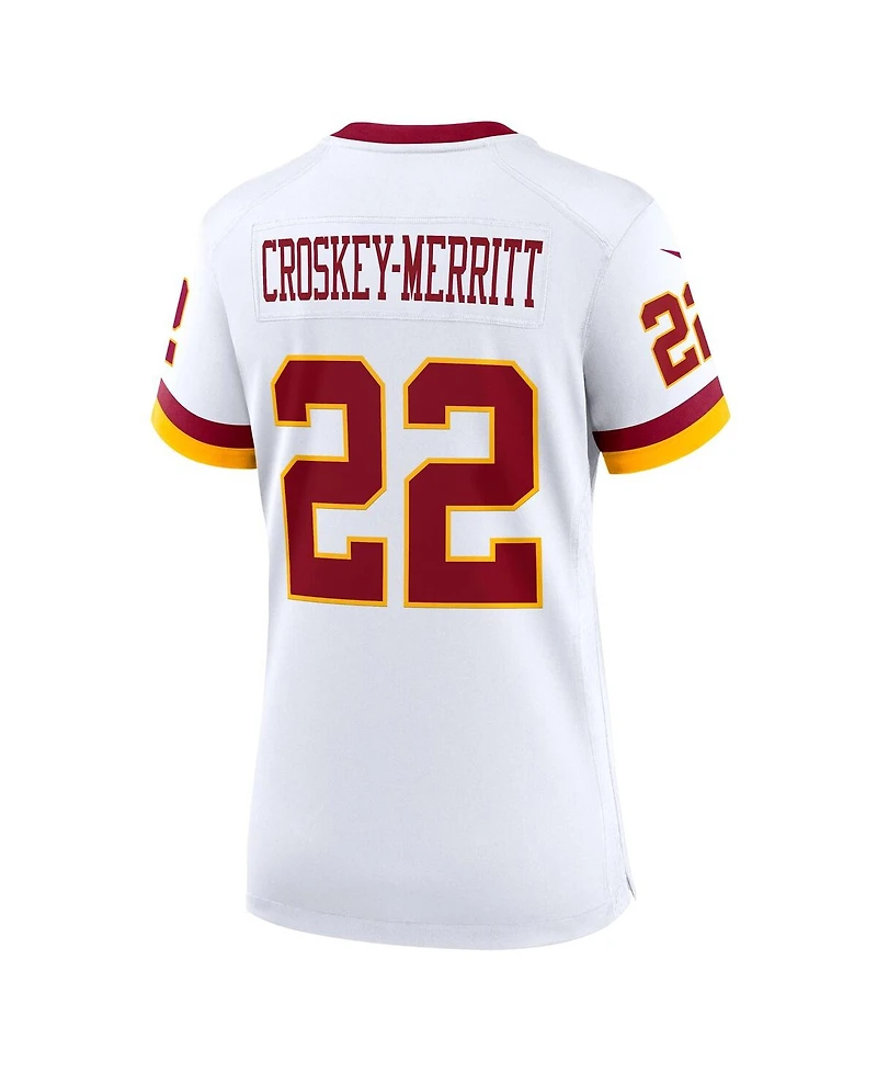 Nike Women's Jacory Croskey-Merritt White Washington Commanders Game Super Bowl Era Jersey