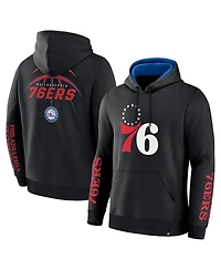 Fanatics Men's Black Philadelphia 76ers Legacy Guard Pullover Hoodie