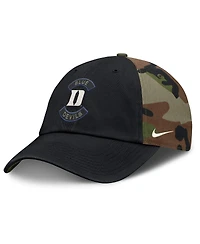 Nike Men's Black/Camo Duke Blue Devils 2025 Military Appreciation Club Adjustable Hat
