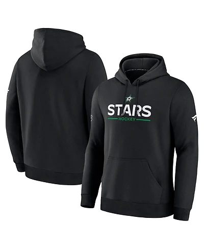 Fanatics Men's Black Dallas Stars Authentic Pro Primary Hoodie