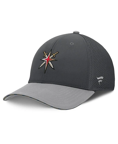 Fanatics Men's Charcoal Vegas Golden Knights Fundamentals Span Flex Hat