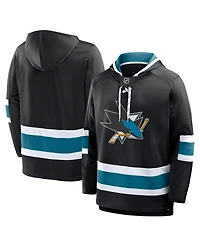 Fanatics Men's Black San Jose Sharks Prime Time Fleece Hoodie