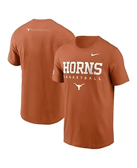 Nike Men's Texas Orange Longhorns 2025 Courtside Basketball Legend Dri-fit T-Shirt