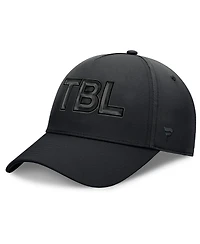 Fanatics Men's Black Tampa Bay Lightning Authentic Pro Road Team Code Flex Hat