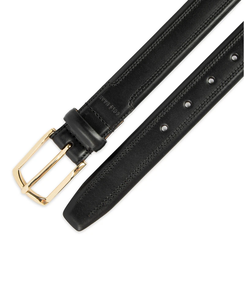 Cole Haan Men's Double Stitched Leather Dress Belt