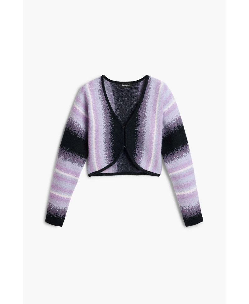 Desigual Women's Striped cardigan sweater