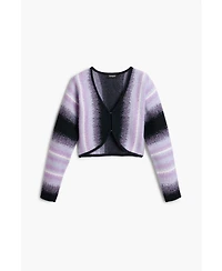 Desigual Women's Striped cardigan sweater