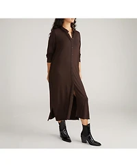 Universal Standard Women's Sally Liquid Jersey Shirt Dress