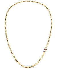 Tommy Hilfiger Men's Gold-Plated Stainless Steel Link Chain Necklace