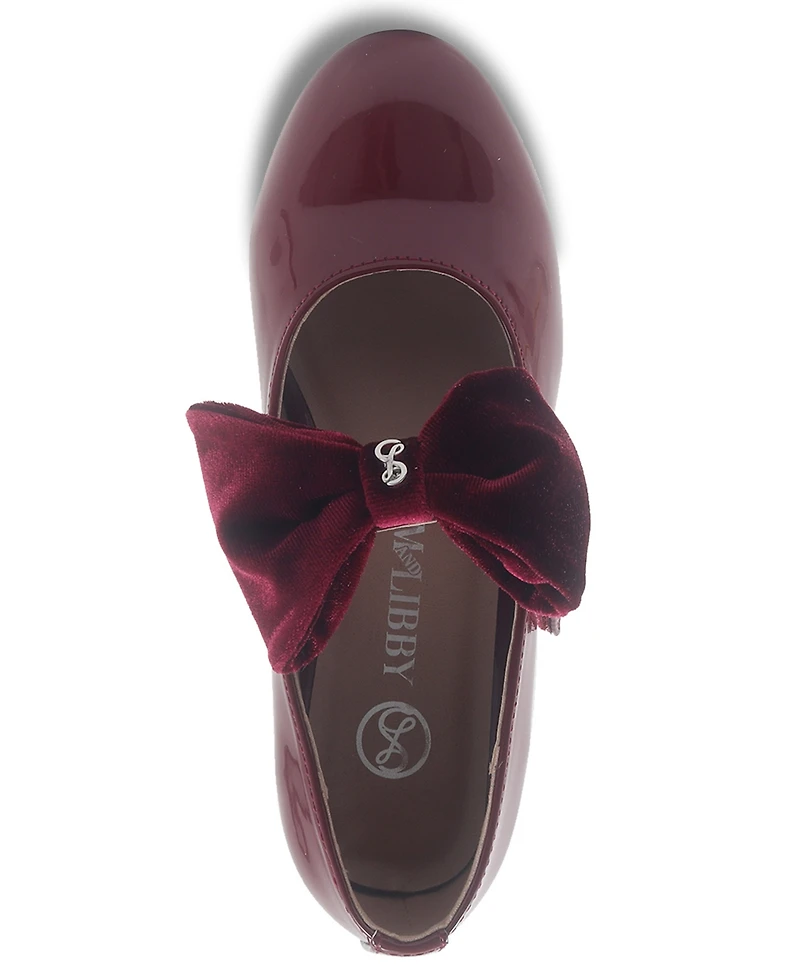 Sam & Libby Little and Big Girls' Bianca Lily Bow Dress Shoe