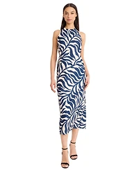 Donna Morgan Women's Sleeveless Printed Midi Dress
