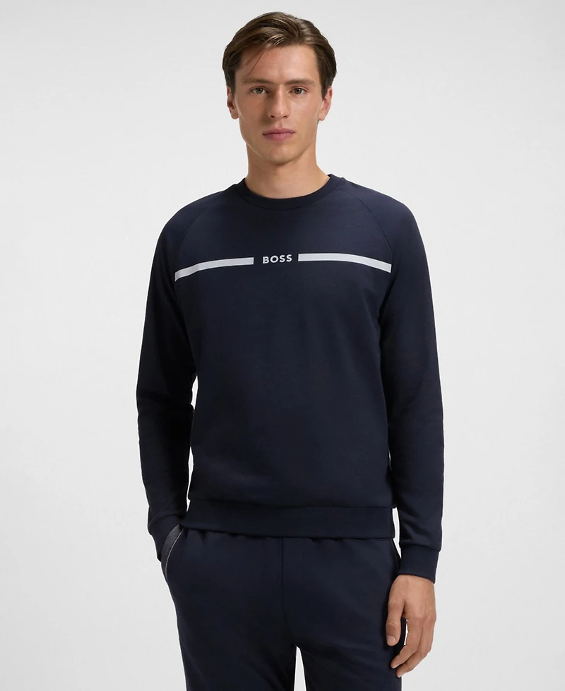 Boss Men's Authentic Long-Sleeve Crewneck Sweatshirt