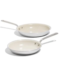 Made In Stainless Steel 10" and 12" Fry Pan Set