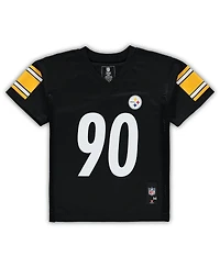 Outerstuff Preschool T.j. Watt Black Pittsburgh Steelers Replica Player Jersey