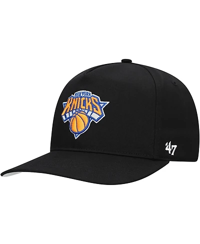 '47 Brand Men's Black New York Knicks Core Logo Hitch Adjustable Hat