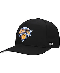 '47 Brand Men's Black New York Knicks Core Logo Hitch Adjustable Hat