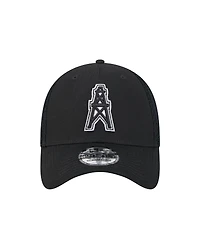 New Era Men's Black Houston Oilers Main Neo 39THIRTY Flex Hat