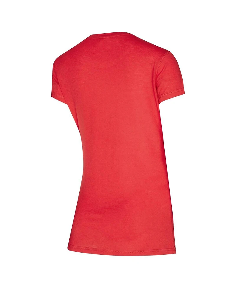 Concepts Sport Women's 2-Piece Red/Black Houston Rockets Vector Top and Flannel Pants Sleep Set