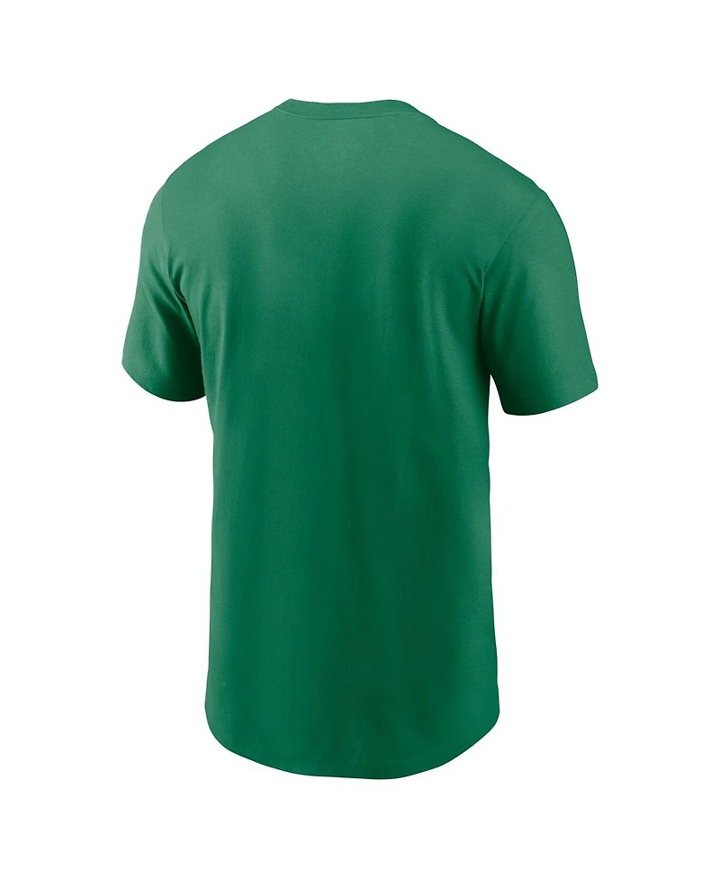 Nike Men's Kelly Green Philadelphia Eagles Rewind Logo Essential T-Shirt