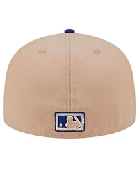New Era Men's Khaki Brooklyn Dodgers 59FIFTY Fitted Hat