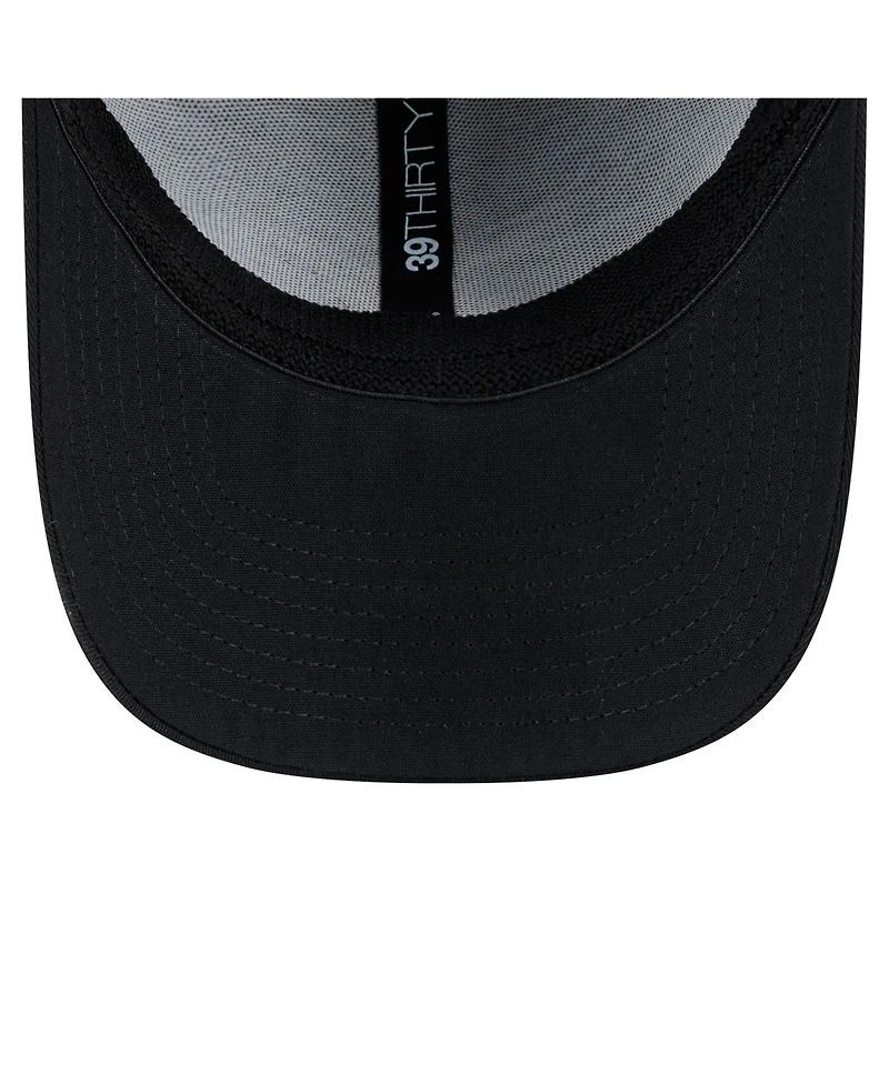 New Era Men's Black Philadelphia Eagles Main Neo 39THIRTY Flex Hat