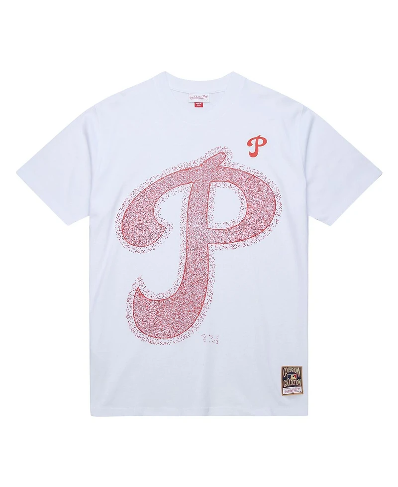 Mitchell & Ness Women's White Philadelphia Phillies Striker Premium Graphic T-Shirt
