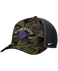 Nike Men's Camo Boise State Broncos 2025 Military Appreciation Rise Adjustable Trucker Hat