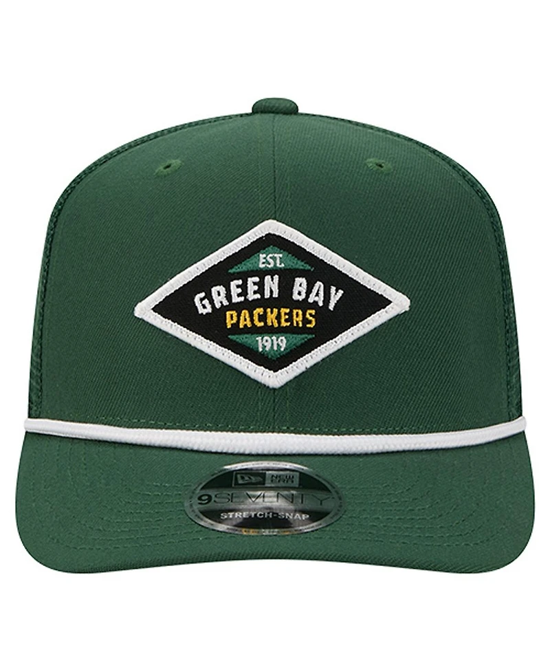 New Era Men's Green Bay Packers Team 9SEVENTY Adjustable Hat