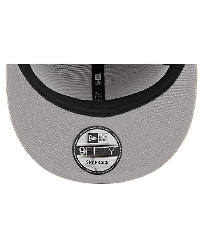 New Era Men's Gray Washington Commanders Cord Rope Corduroy 9FIFTY Snapback Hat