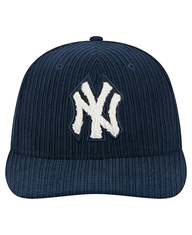 New Era Men's Navy York Yankees Chenille Pop 59FIFTY Fitted Hat