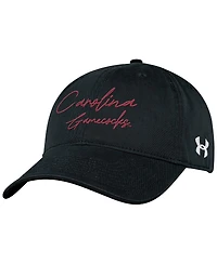 Under Armour Men's Black South Carolina Gamecocks College Essentials Washed Cotton Blend Adjustable Hat