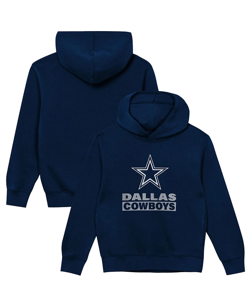 Outerstuff Toddler Navy Dallas Cowboys Back to Basics Hoodie