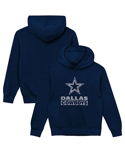 Outerstuff Toddler Navy Dallas Cowboys Back to Basics Hoodie