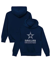 Outerstuff Toddler Navy Dallas Cowboys Back to Basics Hoodie