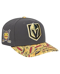 New Era Men's Gray Vegas Golden Knights Mascot Visor 9SEVENTY Adjustable Hat